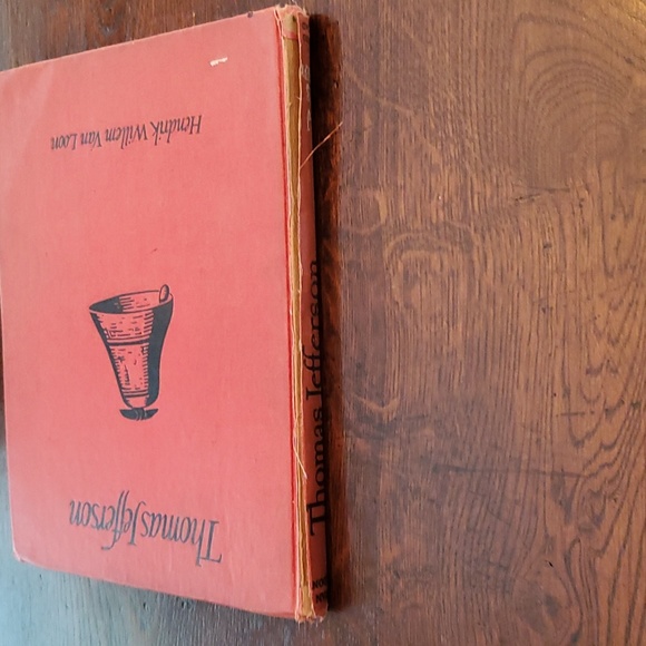 Vtg 1943, Thomad Jefferson, Hendrik Willem Van Loon Cloth Book - Picture 15 of 16
